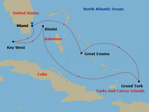 Cruise Route Map