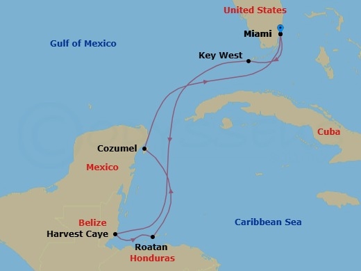 Rainforest Reverie Route Map