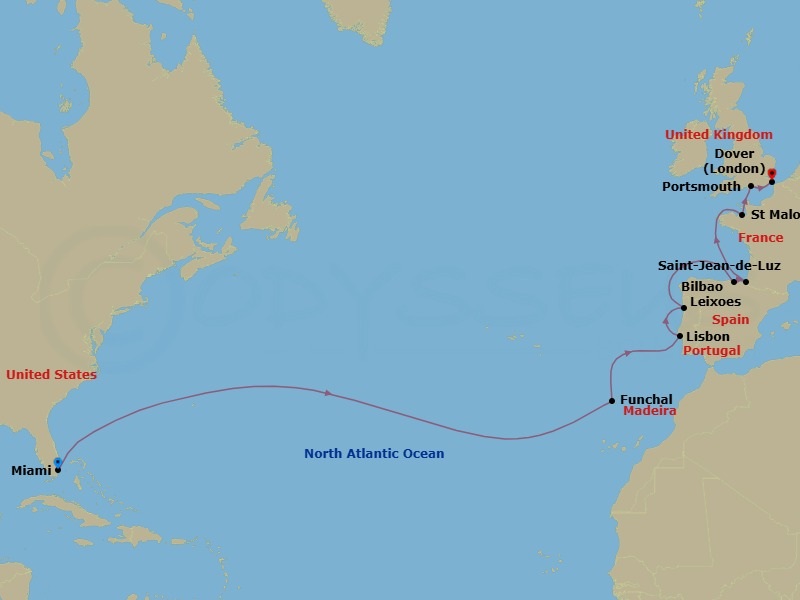 Cruise Route Map