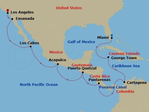 Tropical Transit Route Map