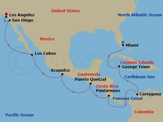 Cruise Route Map