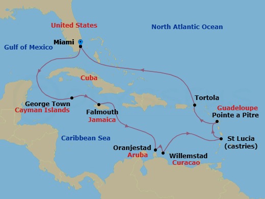 Cruise Route Map