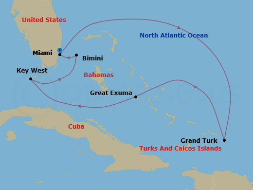 Cruise Route Map