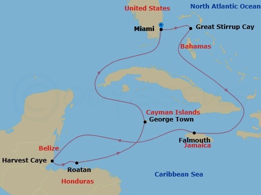 Rainforest To Reef Route Map