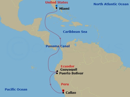 Cruise Route Map