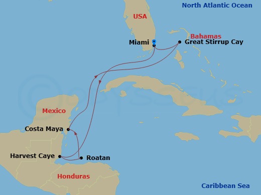 Cruise Route Map