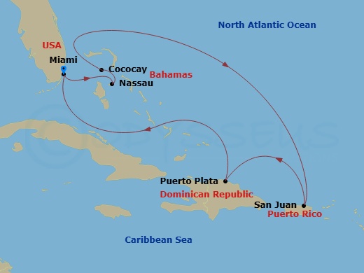 Cruise Route Map