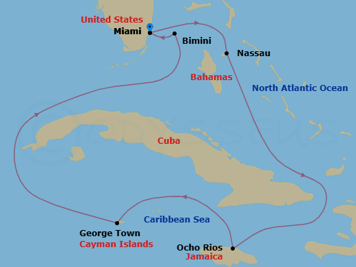 Cruise Route Map