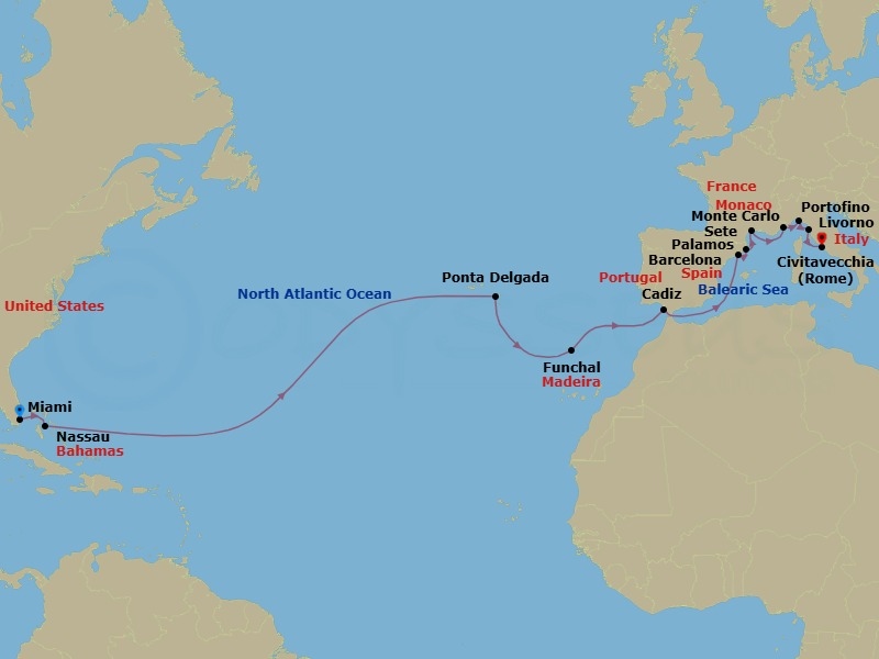 Crossing To Spring Route Map