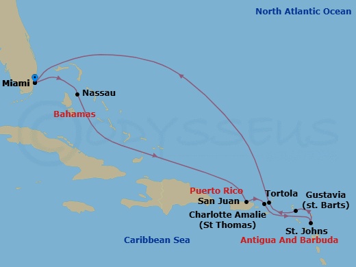 Cruise Route Map