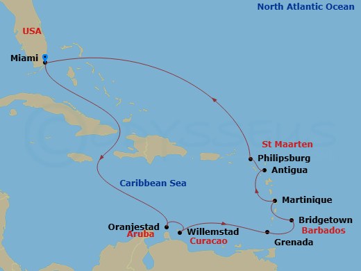 Cruise Route Map