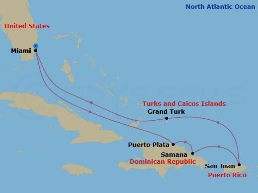 Miami To Miami Route Map