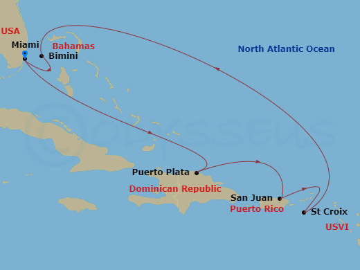 Luxury Cruise Connections - Itinerary: Eastern Caribbean Antilles ...