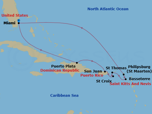 Cruise Route Map