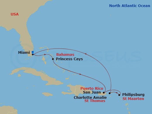 Cruise Route Map