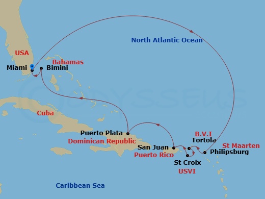 Cruise Route Map