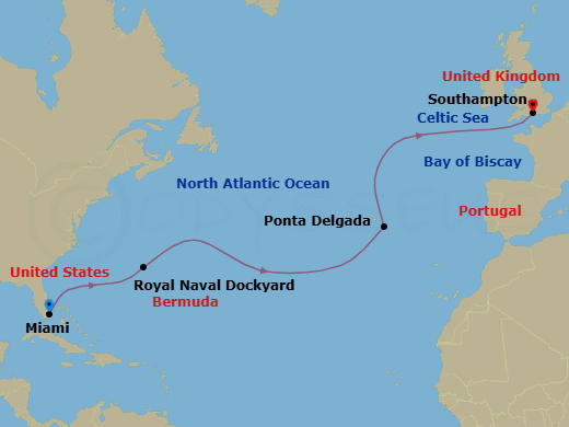 Cruise Route Map