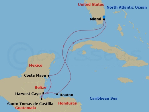 Cruise Route Map