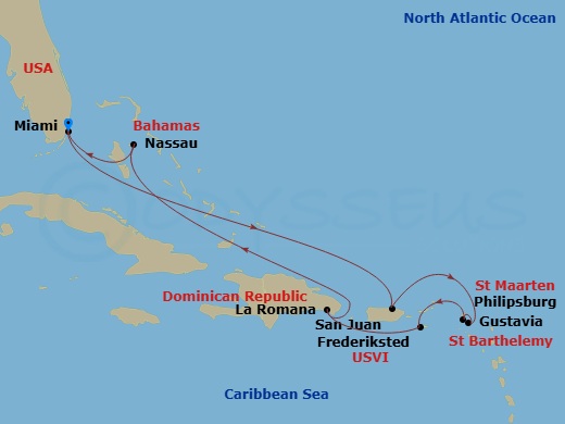Cruise Route Map