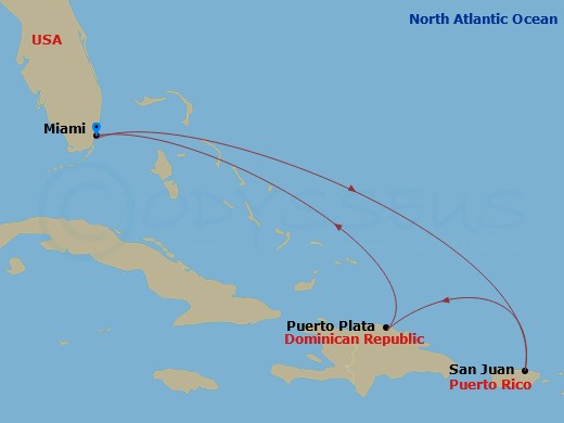 Cruise Route Map