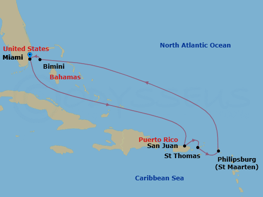 Cruise Route Map