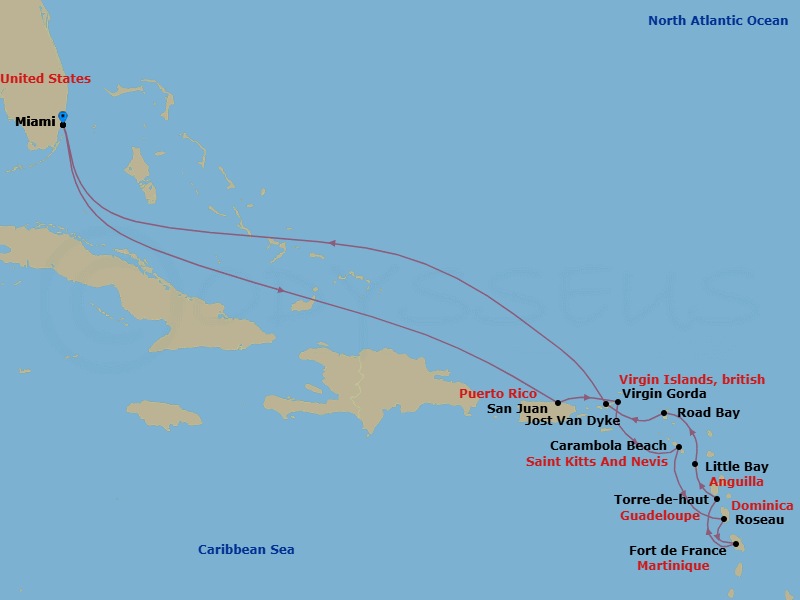 Cruise Route Map