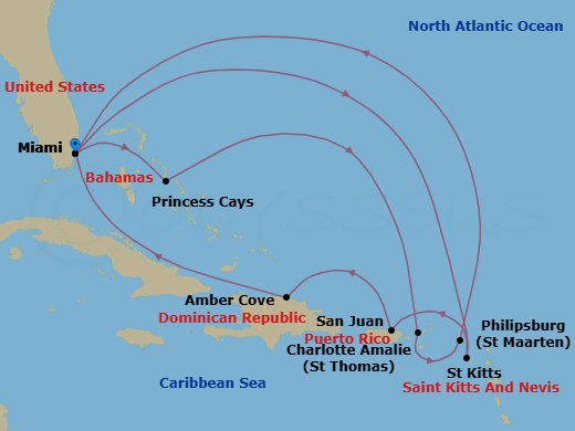 Cruise Route Map