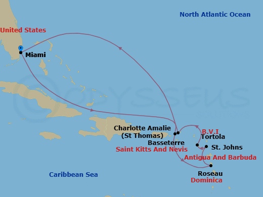 Cruise Route Map