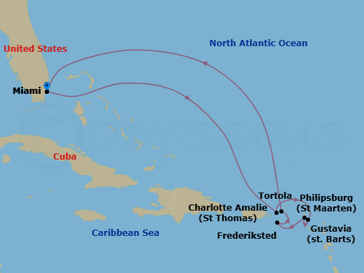 Cruise Route Map