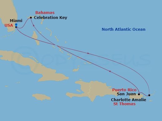 Cruise Route Map