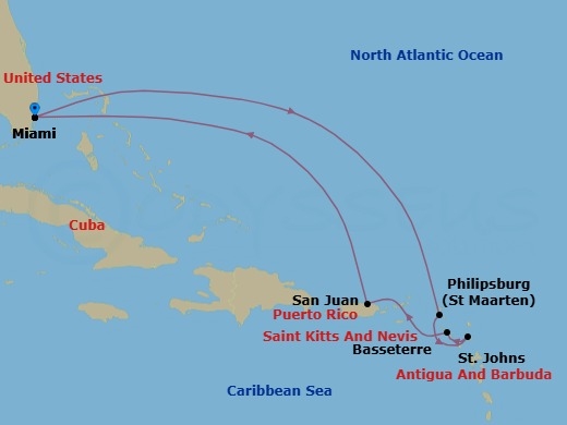Seagrass & Sky Route Map