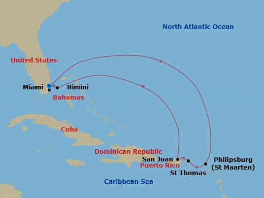 Cruise Route Map