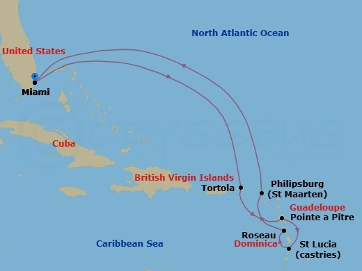 Sapphire Archipelago Route Map