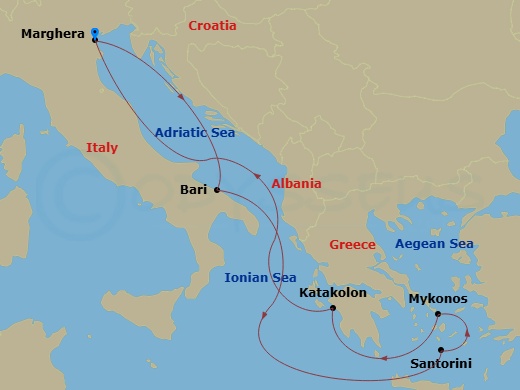 Cruise Route Map