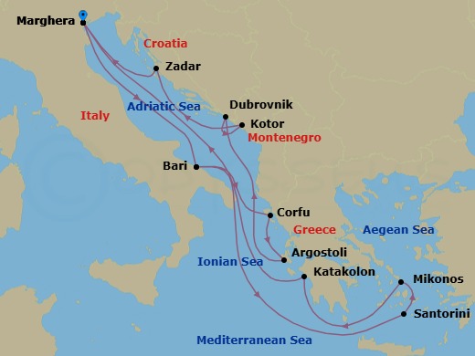 Cruise Route Map