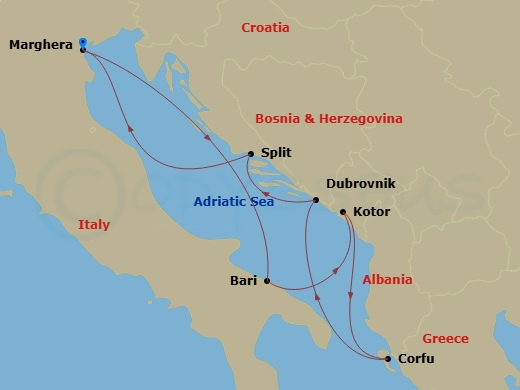 Cruise Route Map