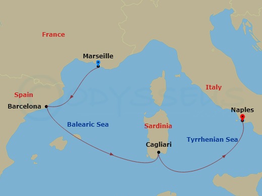 Cruise Route Map