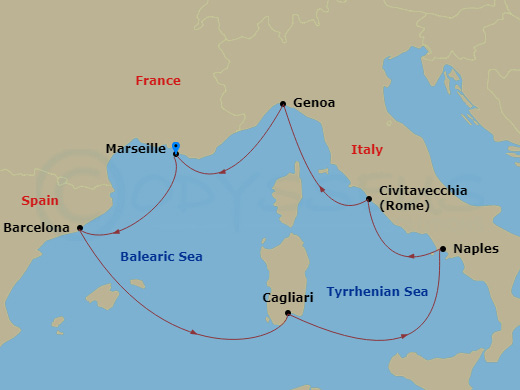 Cruise Route Map