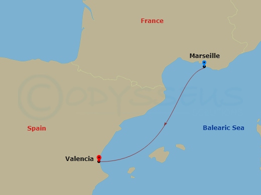 Cruise Route Map