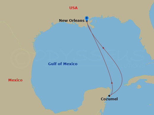 Cruise Route Map
