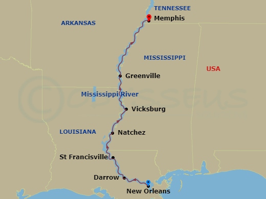 Cruise Route Map
