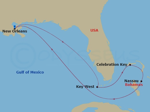Cruise Route Map