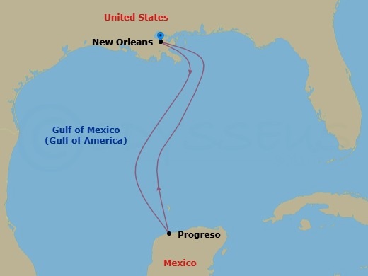 Cruise Route Map