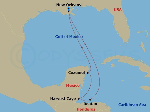 Cruise Route Map