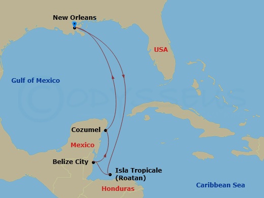 Cruise Route Map