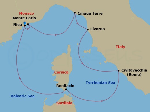 Nice Roundtrip Route Map