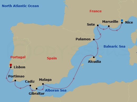 Cruise Route Map