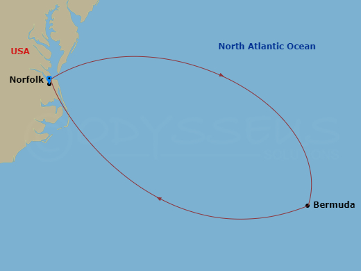 Cruise Route Map