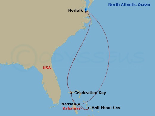 Cruise Route Map