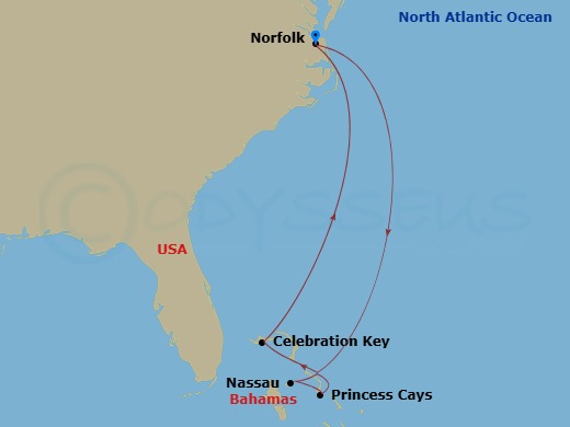 Cruise Route Map